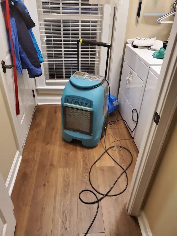Commercial dehumidifier deployed for Flood Damage Cleanup in Port Salerno